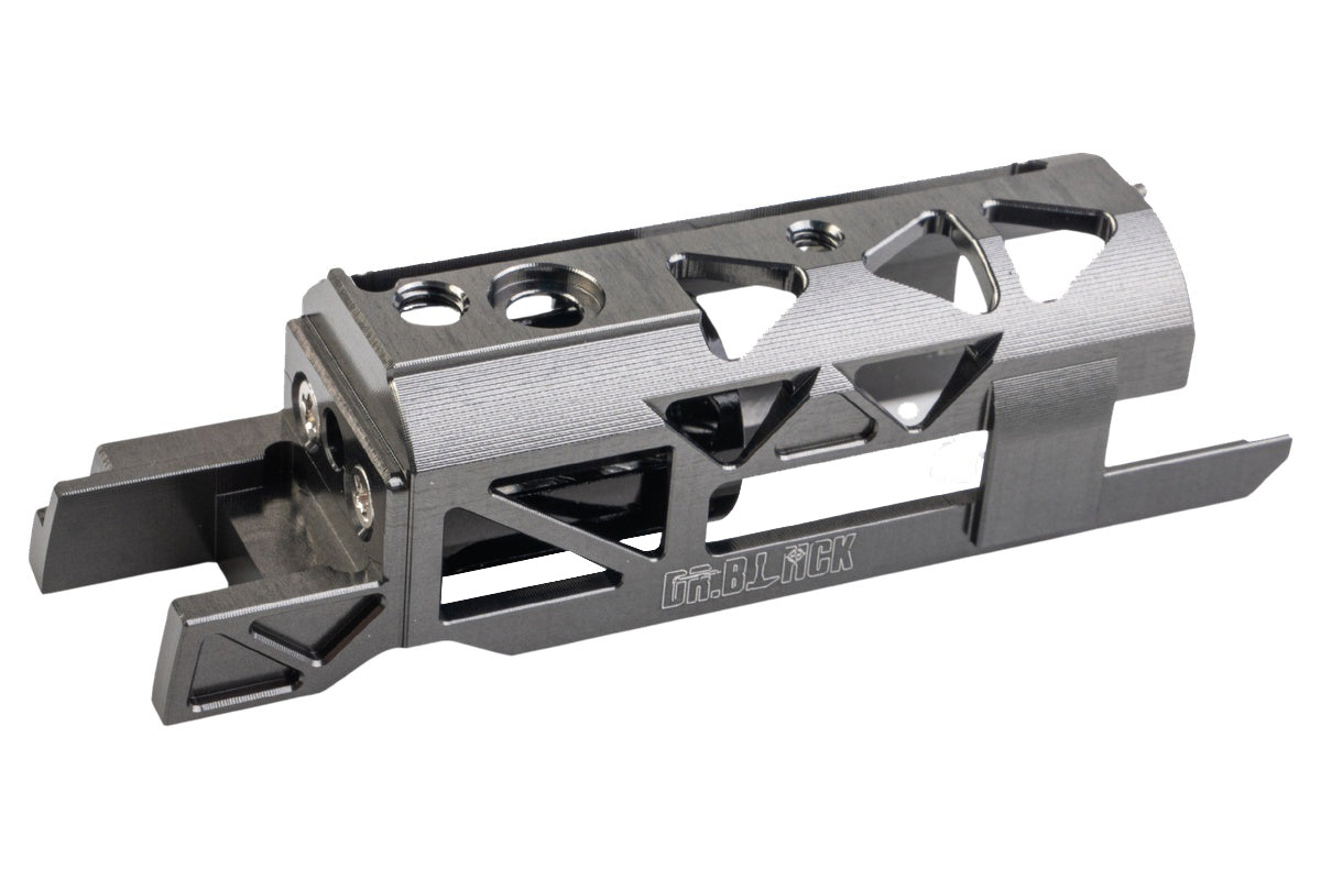Dr. Black Aluminum Blowback Housing For Tokyo Marui Hi Capa GBB (Type A/ Grey)