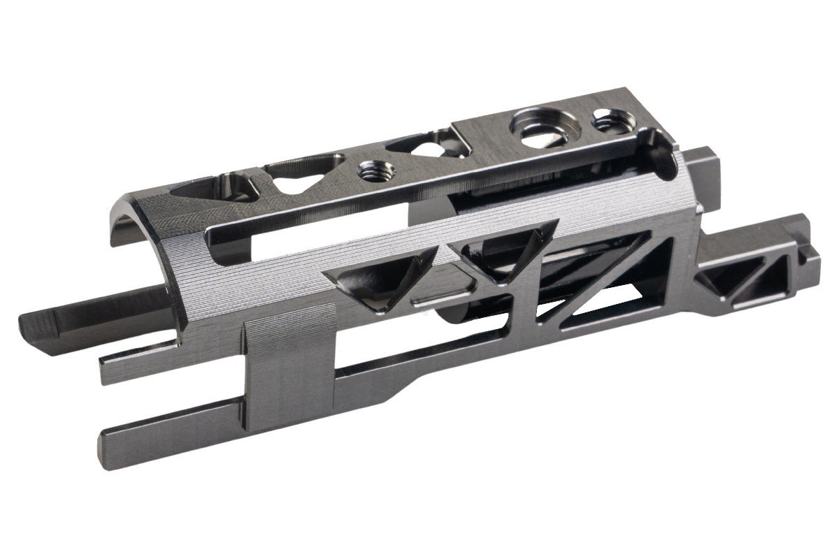 Dr. Black Aluminum Blowback Housing For Tokyo Marui Hi Capa GBB (Type A/ Grey)