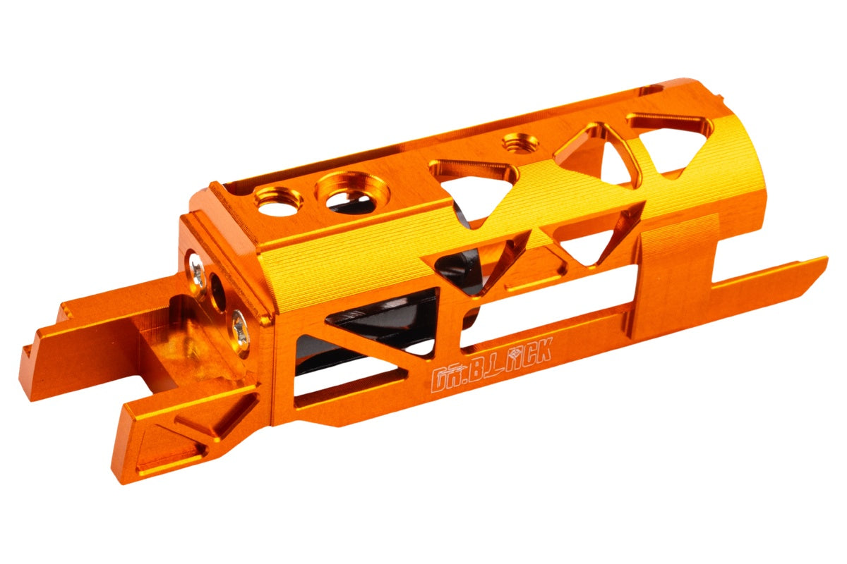Dr. Black Aluminum Blowback Housing For Tokyo Marui Hi Capa GBB (Type A/ Orange)