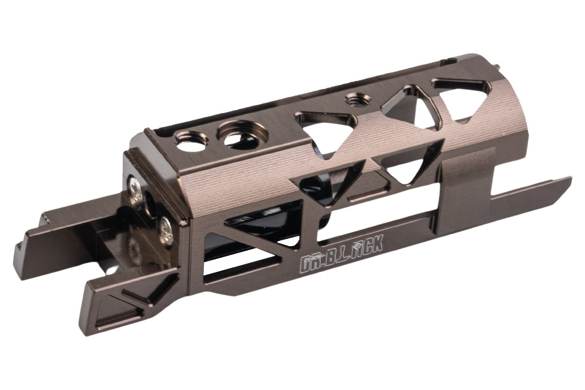 Dr. Black Aluminum Blowback Housing For Tokyo Marui Hi Capa GBB (Type A/ Tan)