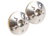 Dr. Black Stainless Steel Type B Custom Grip Screw for Aluminum Grip (2pcs/ Silver)