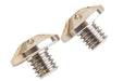 Dr. Black Stainless Steel Type B Custom Grip Screw for Aluminum Grip (2pcs/ Silver)