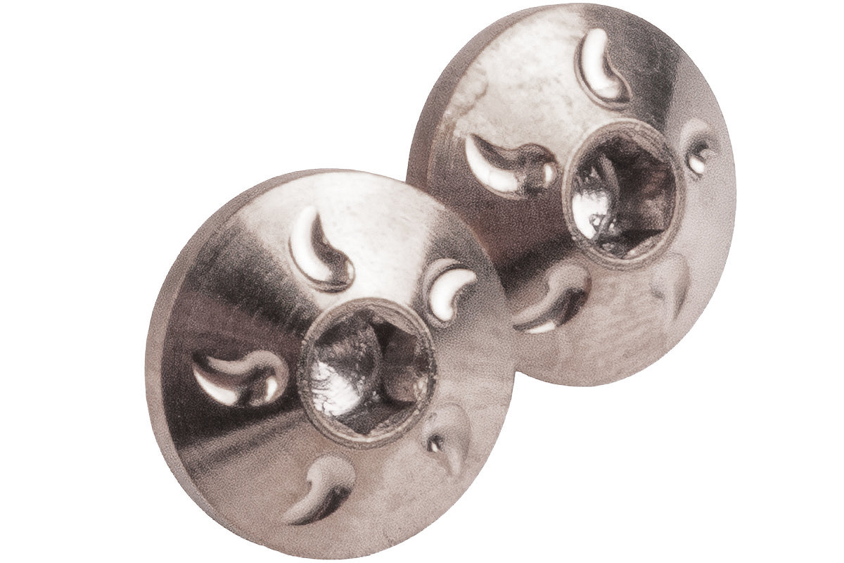 Dr. Black Stainless Steel Type B Custom Grip Screw for Aluminum Grip (2pcs/ Titanium)