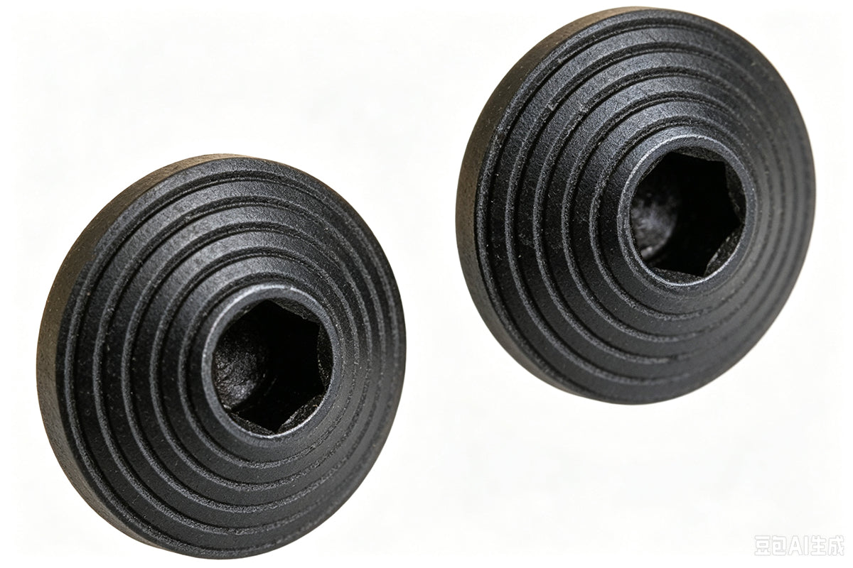 Dr. Black Stainless Steel Type C Custom Grip Screw for Aluminum Grip (2pcs)