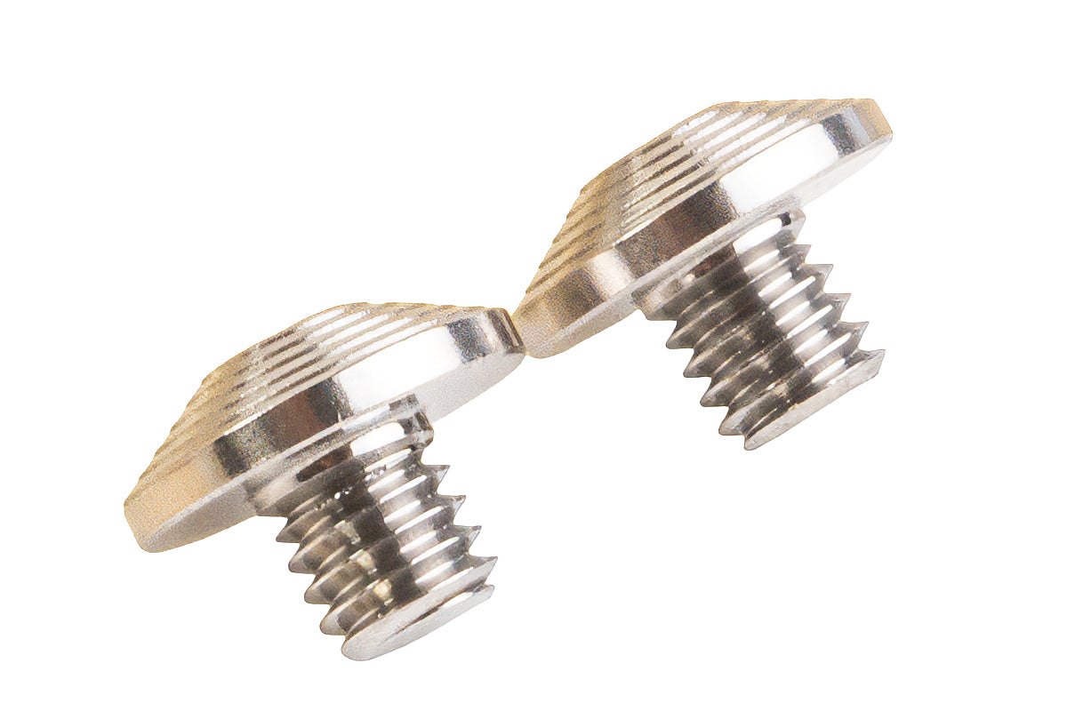 Dr. Black Stainless Steel Type C Custom Grip Screw for Aluminum Grip (2pcs/ Silver)