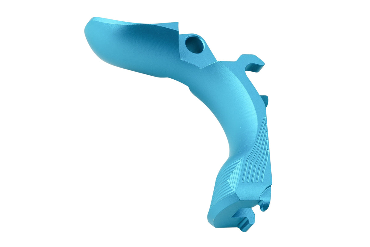 Dr. Black Aluminum Type A Grip Safety For Tokyo Marui Hi Capa GBB Airsoft Pistol (Aqua)