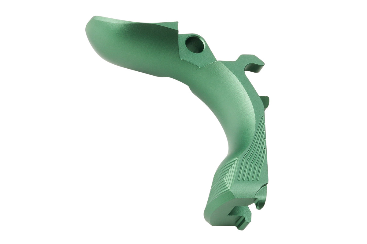 Dr. Black Aluminum Type A Grip Safety For Tokyo Marui Hi Capa GBB Airsoft Pistol (Green)