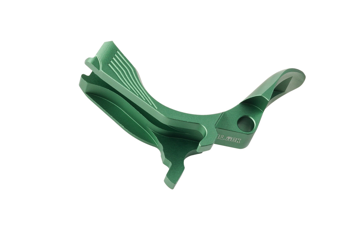 Dr. Black Aluminum Type A Grip Safety For Tokyo Marui Hi Capa GBB Airsoft Pistol (Green)