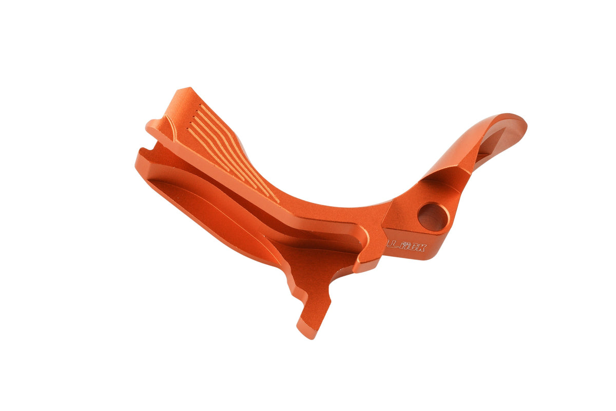 Dr. Black Aluminum Type A Grip Safety For Tokyo Marui Hi Capa GBB Airsoft (Orange)
