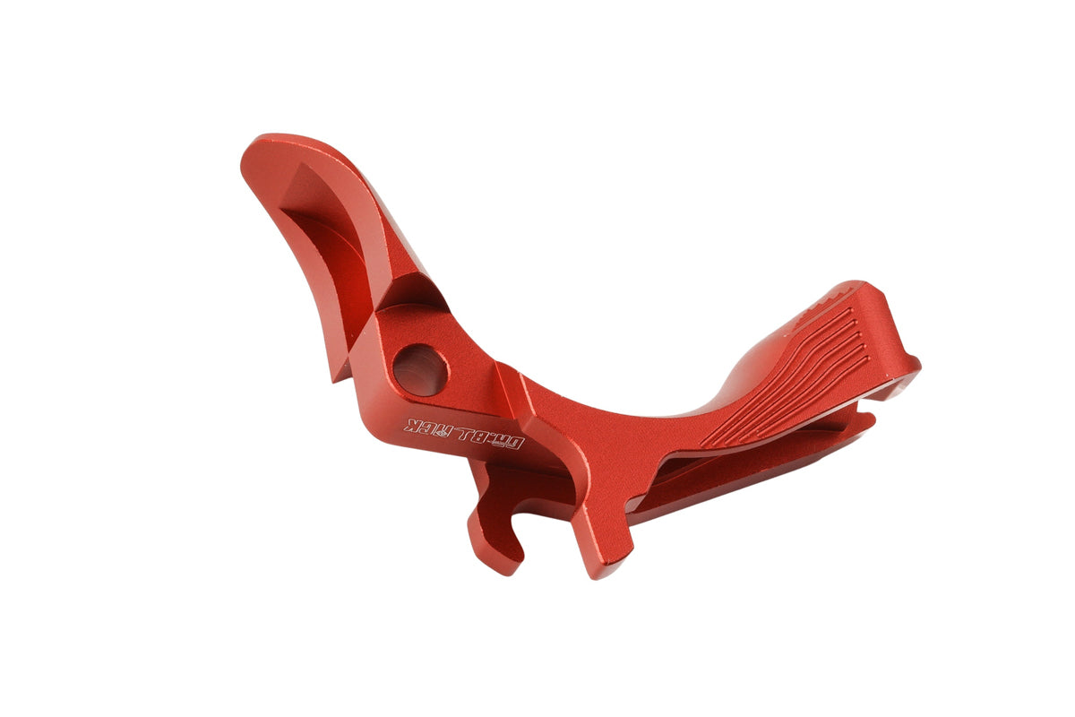 Dr. Black Aluminum Type A Grip Safety For Tokyo Marui Hi Capa GBB Airsoft Pistol (Red)