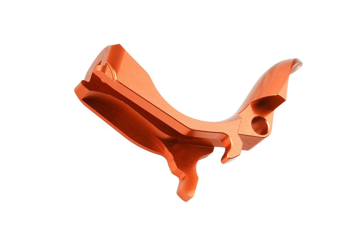 Dr. Black Aluminum Type B Grip Safety For Tokyo Marui Hi Capa GBB Airsoft Pistol (Orange)