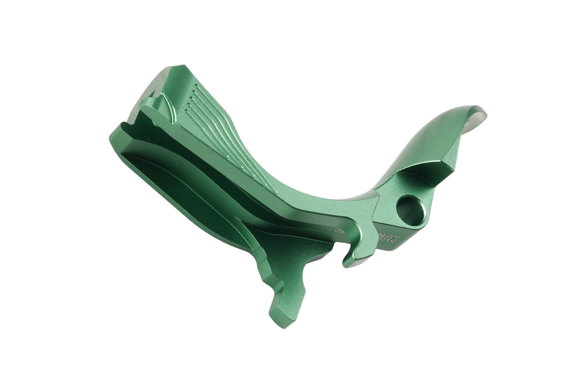 Dr. Black Aluminum Type C Grip Safety For Tokyo Marui Hi Capa GBB Airsoft Pistol (Green)