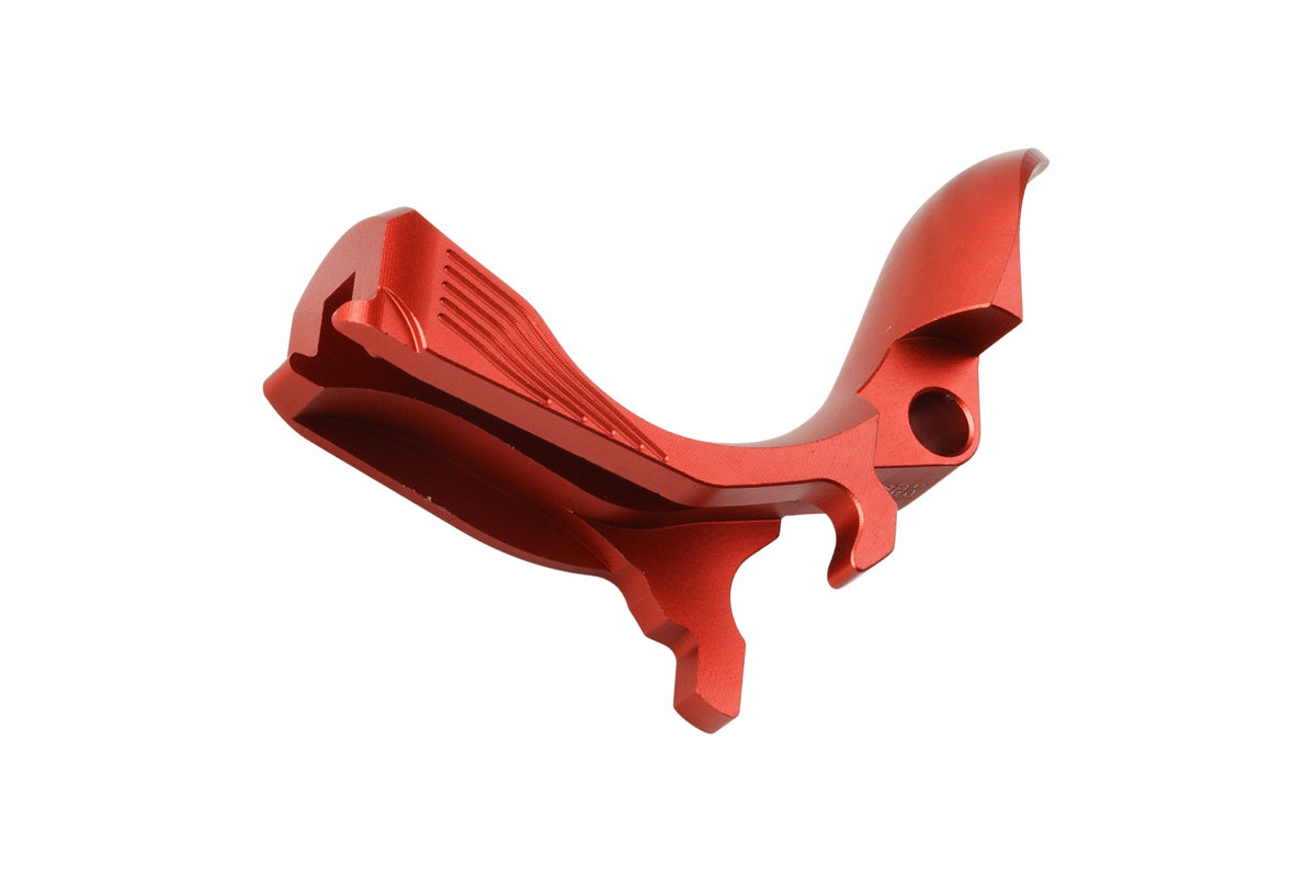 Dr. Black Aluminum Type C Grip Safety For Tokyo Marui Hi Capa GBB Airsoft Pistol (Red)