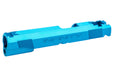 Dr. Black Aluminum INF Type Slide For Tokyo Marui Hi Capa 5.1 GBB Airsoft (Aqua)