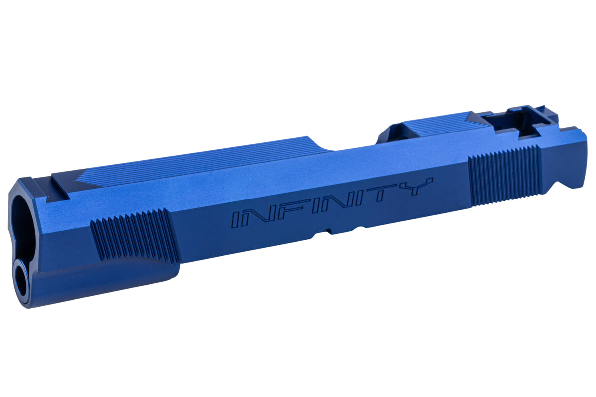 Dr. Black Aluminum INF Type Slide For Tokyo Marui Hi Capa 5.1 GBB Airsoft (Blue)