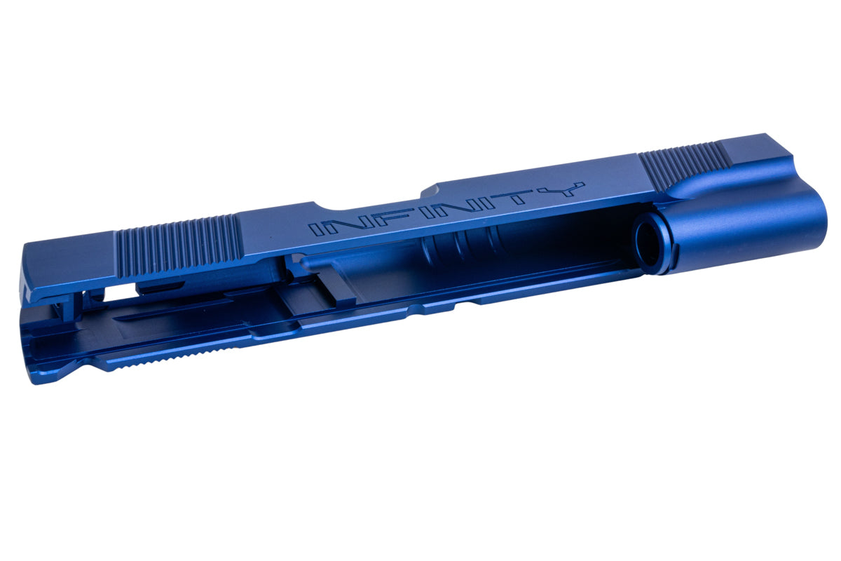 Dr. Black Aluminum INF Type Slide For Tokyo Marui Hi Capa 5.1 GBB Airsoft (Blue)