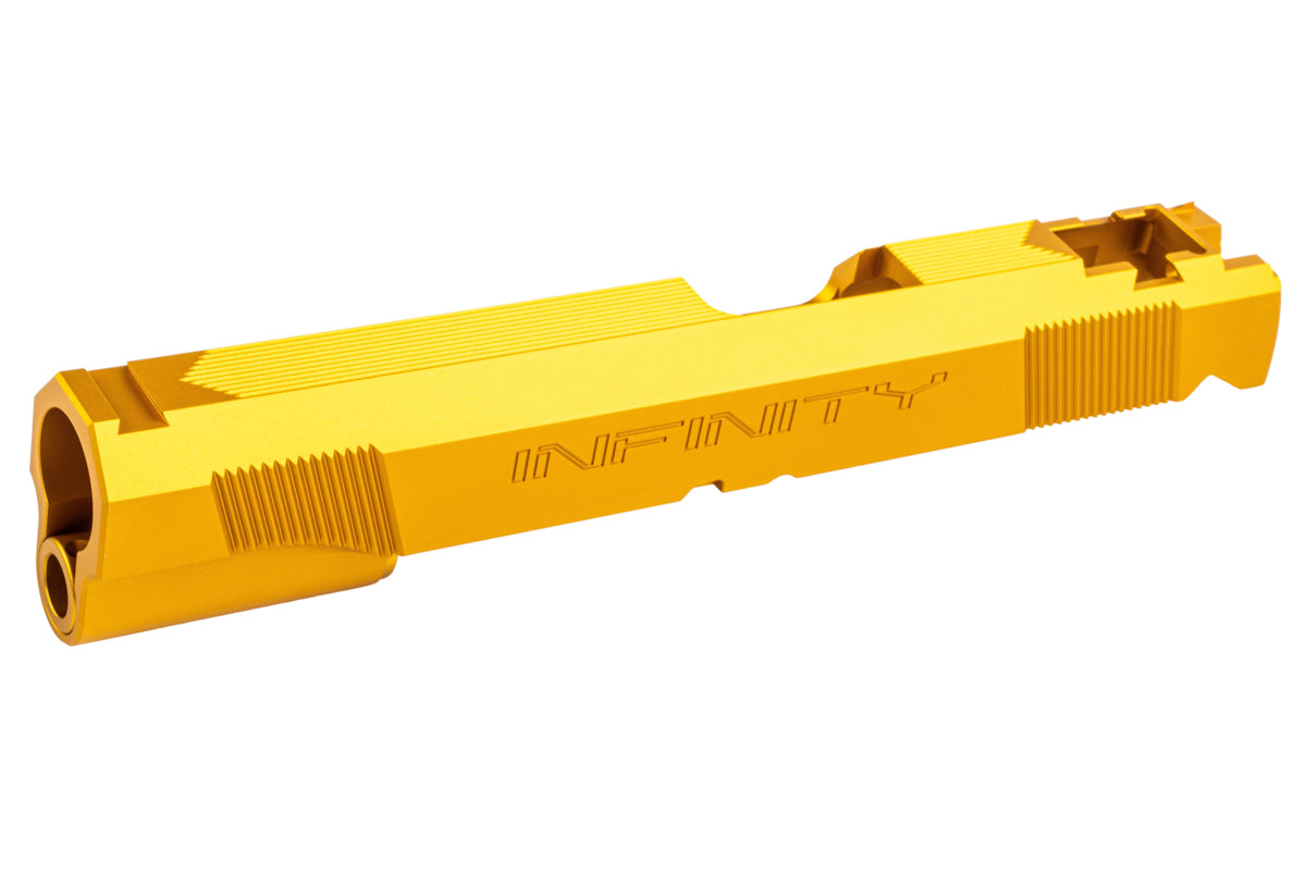 Dr. Black Aluminum INF Type Slide For Tokyo Marui Hi Capa 5.1 GBB Airsoft (Gold)
