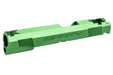 Dr. Black Aluminum INF Type Slide For Tokyo Marui Hi Capa 5.1 GBB Airsoft (Green)