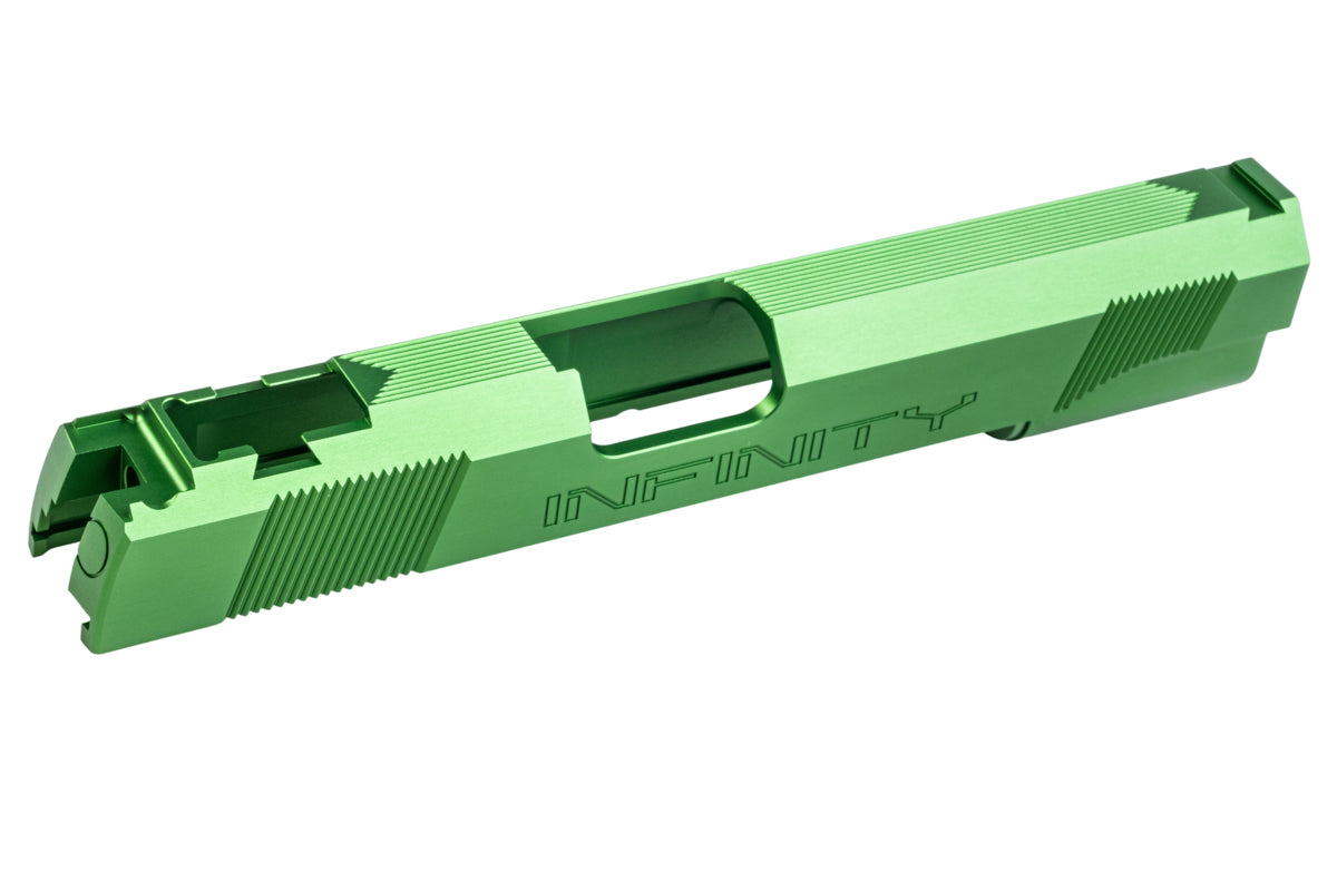 Dr. Black Aluminum INF Type Slide For Tokyo Marui Hi Capa 5.1 GBB Airsoft (Green)