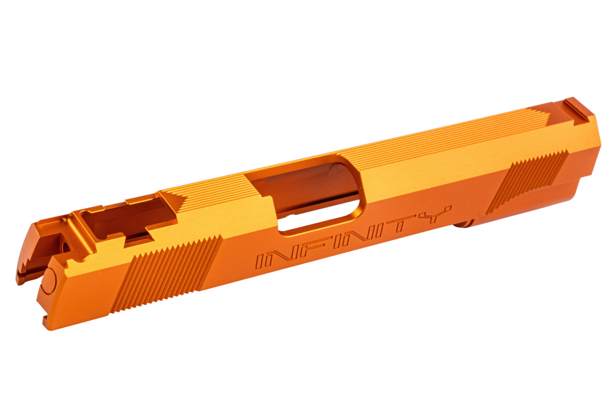 Dr. Black Aluminum INF Type Slide For Tokyo Marui Hi Capa 5.1 GBB Airsoft (Orange)