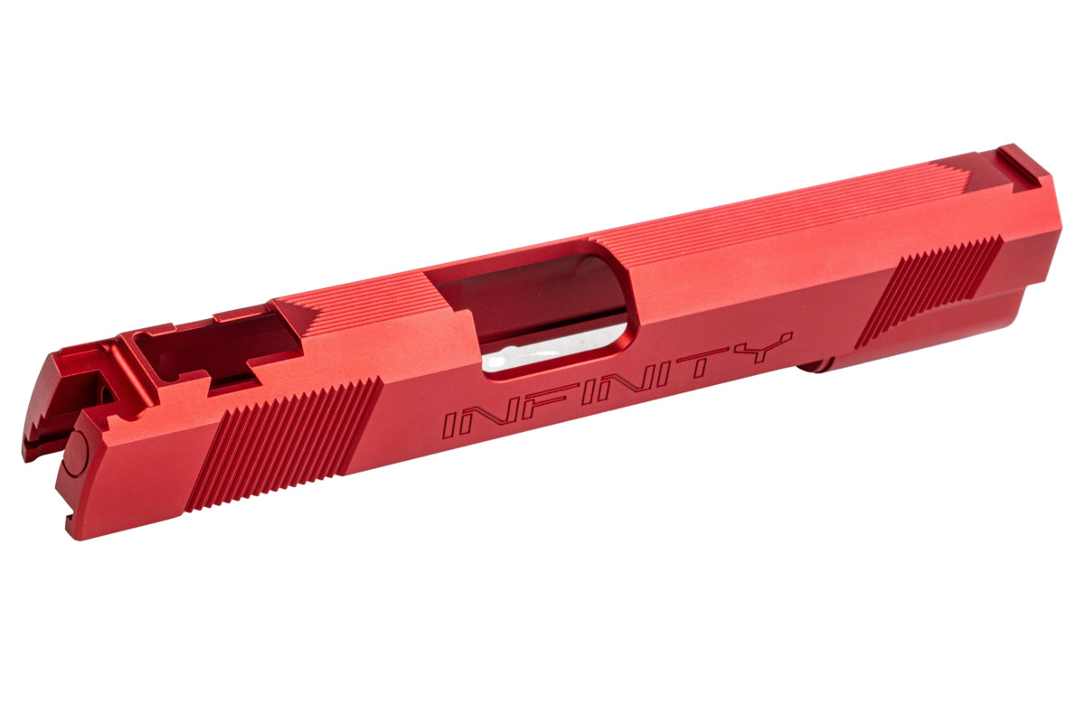 Dr. Black Aluminum INF Type Slide For Tokyo Marui Hi Capa 5.1 GBB Airsoft (Red)