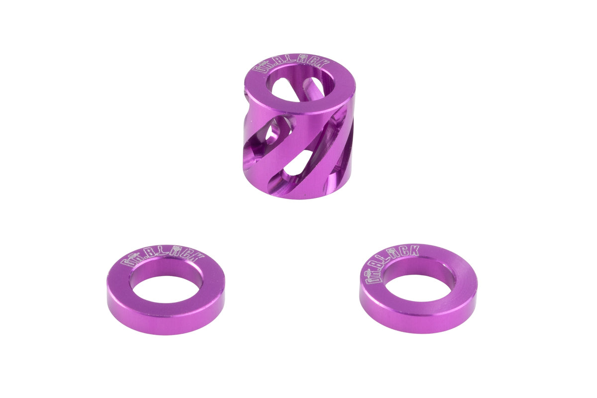 Dr. Black Recoil Buffer Set For Tokyo Marui Hi Capa GBB Airsoft (Type A/ Purple)