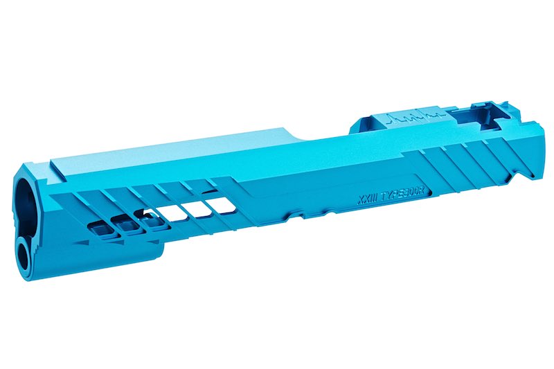 Dr.Black Type 300R Aluminum Slide For Tokyo Marui Hi Capa 5.1 GBB Airsoft Pistol (Aqua/ With Marking)