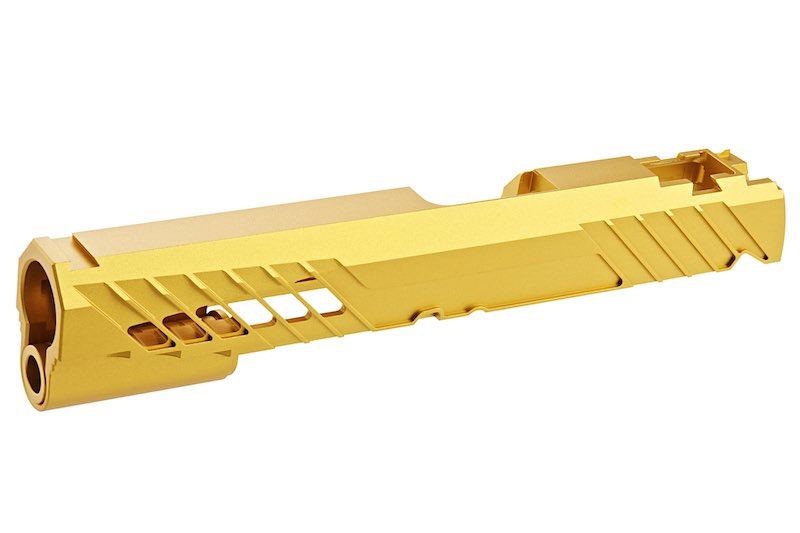 Dr.Black Type 300R Aluminum Slide For Tokyo Marui Hi Capa 5.1 GBB Airsoft Pistol (Gold)