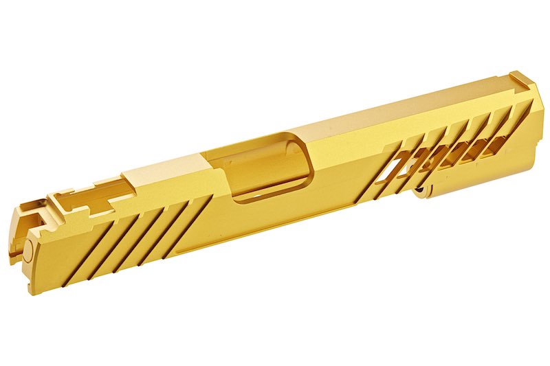 Dr.Black Type 300R Aluminum Slide For Tokyo Marui Hi Capa 5.1 GBB Airsoft Pistol (Gold)