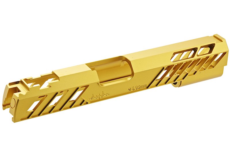 Dr.Black Type 505 Aluminum Slide For Tokyo Marui Hi Capa 5.1 GBB Airsoft Pistol (Gold/ New Ver.)