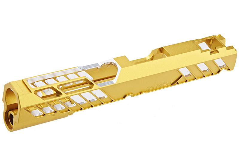 Dr.Black Type 505 Special Edition Aluminum Slide For Tokyo Marui Hi Capa 5.1 GBB Airsoft Pistol (Gold)