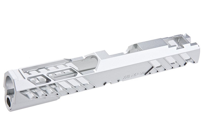 Dr.Black Type 505 Special Edition Aluminum Slide For Tokyo Marui Hi Capa 5.1 GBB Airsoft Pistol (Silver)