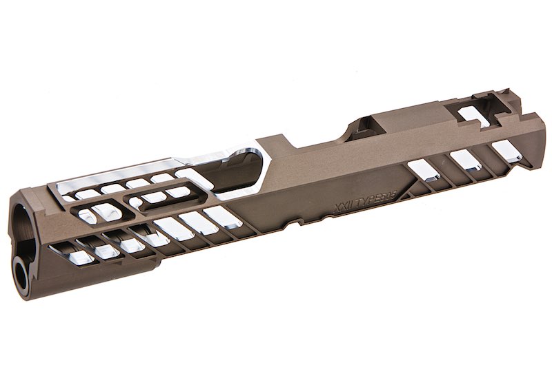Dr.Black Type 505 Special Edition Aluminum Slide For Tokyo Marui Hi Capa 5.1 GBB Airsoft Pistol (Tan)