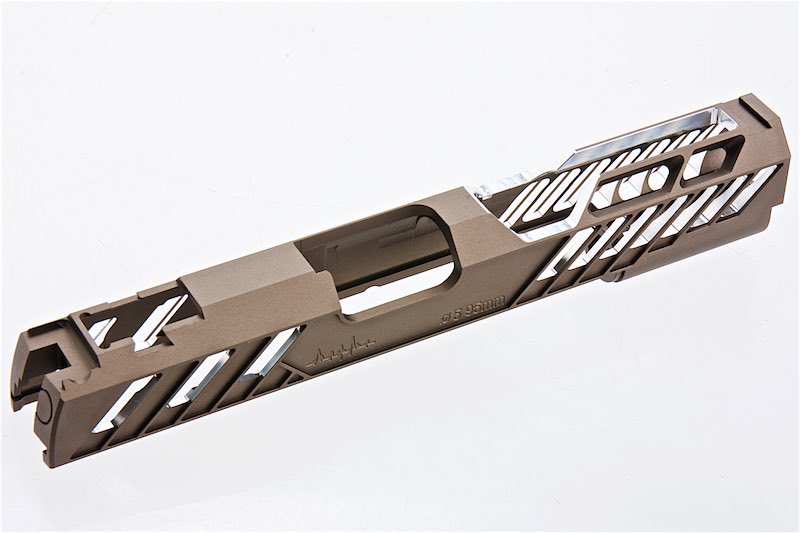 Dr.Black Type 505 Special Edition Aluminum Slide For Tokyo Marui Hi Capa 5.1 GBB Airsoft Pistol (Tan)