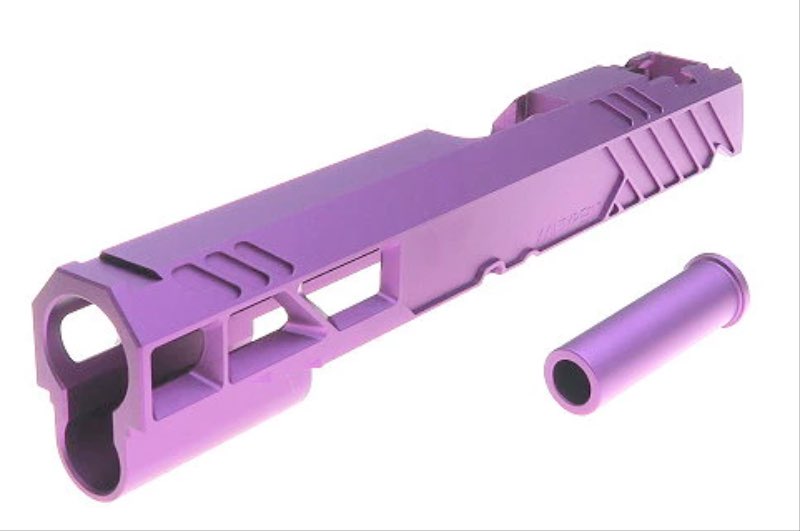 Dr.Black Type 507 Aluminum Slide For Tokyo Marui Hi Capa 5.1 GBB Airsoft Pistol (Purple)