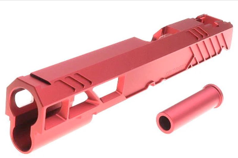 Dr.Black Type 507 Aluminum Slide For Tokyo Marui Hi Capa 5.1 GBB Airsoft Pistol (Red)