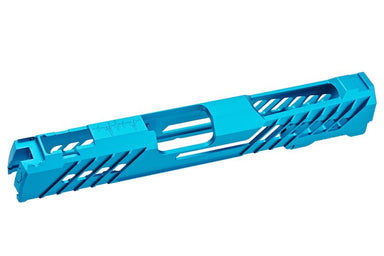 Dr. Black CNC Aluminum Type 706 Slide For Tokyo Marui Hi Capa 5.1 GBB Airsoft (Aqua)