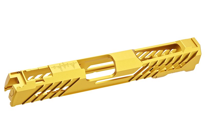 Dr. Black CNC Aluminum Type 706 Slide For Tokyo Marui Hi Capa 5.1 GBB Airsoft (Gold)