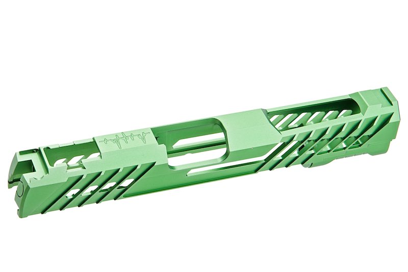 Dr. Black CNC Aluminum Type 706 Slide For Tokyo Marui Hi Capa 5.1 GBB Airsoft (Green)