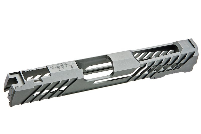 Dr. Black CNC Aluminum Type 706 Slide For Tokyo Marui Hi Capa 5.1 GBB Airsoft (Grey)