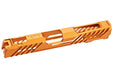Dr. Black CNC Aluminum Type 706 Slide For Tokyo Marui Hi Capa 5.1 GBB Airsoft (Orange)