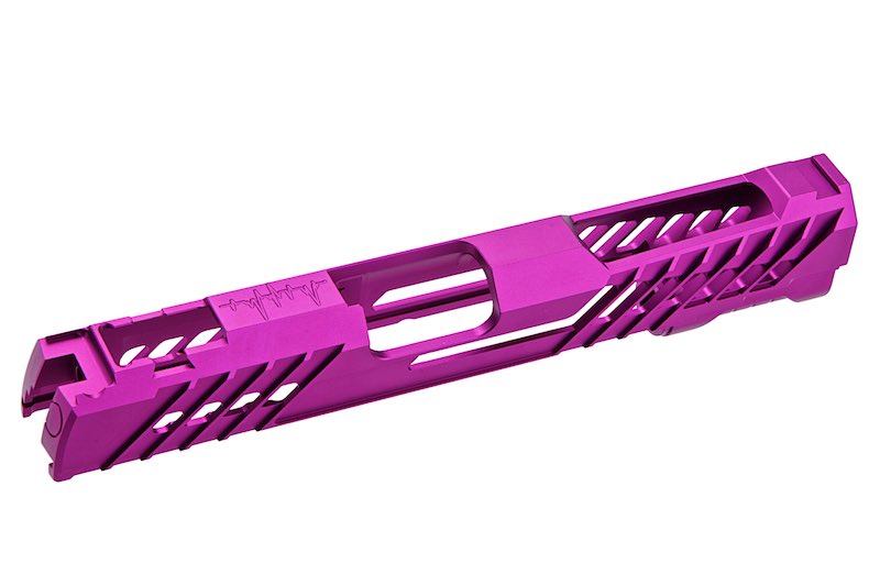 Dr. Black CNC Aluminum Type 706 Slide For Tokyo Marui Hi Capa 5.1 GBB Airsoft (Purple)