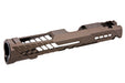 Dr. Black CNC Aluminum Type 706 Slide For Tokyo Marui Hi Capa 5.1 GBB Airsoft (Tan)