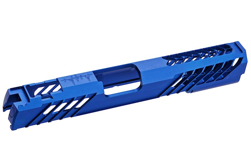 Dr. Black CNC Aluminum Type 777 Slide For Tokyo Marui Hi Capa 5.1 GBB Airsoft (Blue)
