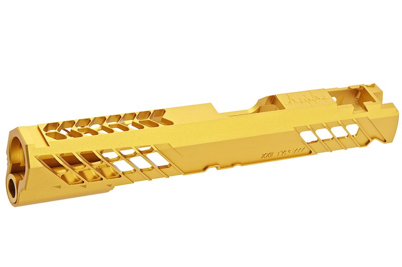 Dr. Black CNC Aluminum Type 777 Slide For Tokyo Marui Hi Capa 5.1 GBB Airsoft (Gold)