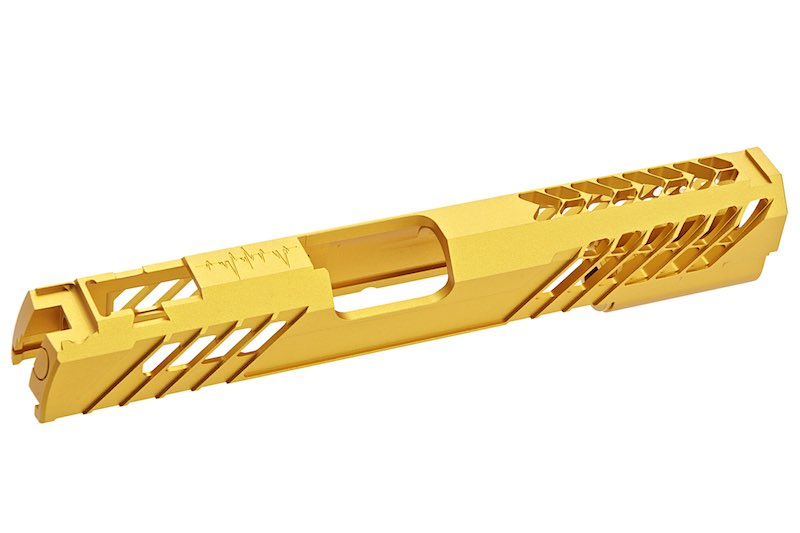 Dr. Black CNC Aluminum Type 777 Slide For Tokyo Marui Hi Capa 5.1 GBB Airsoft (Gold)