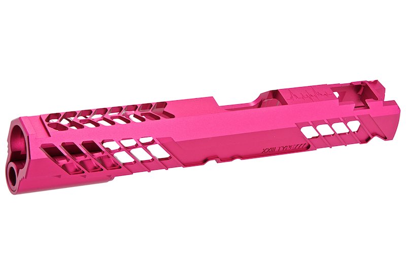 Dr. Black CNC Aluminum Type 777 Slide For Tokyo Marui Hi Capa 5.1 GBB Airsoft (Magenta)