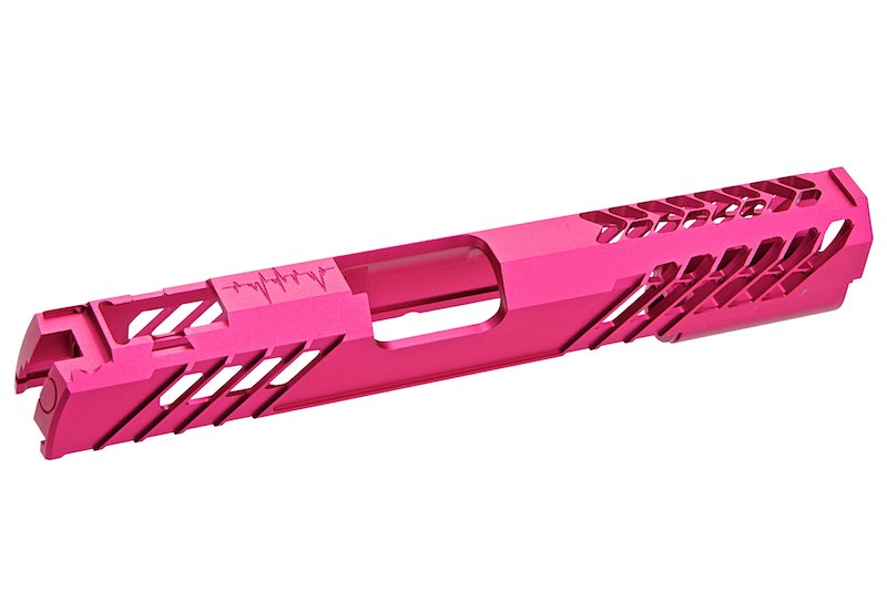 Dr. Black CNC Aluminum Type 777 Slide For Tokyo Marui Hi Capa 5.1 GBB Airsoft (Magenta)