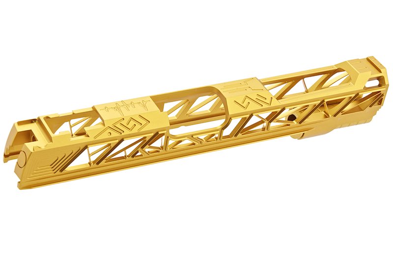 Dr. Black Aluminum Type 800 Slide For Tokyo Marui Hi Capa 5.1 GBB Airsoft (Gold)