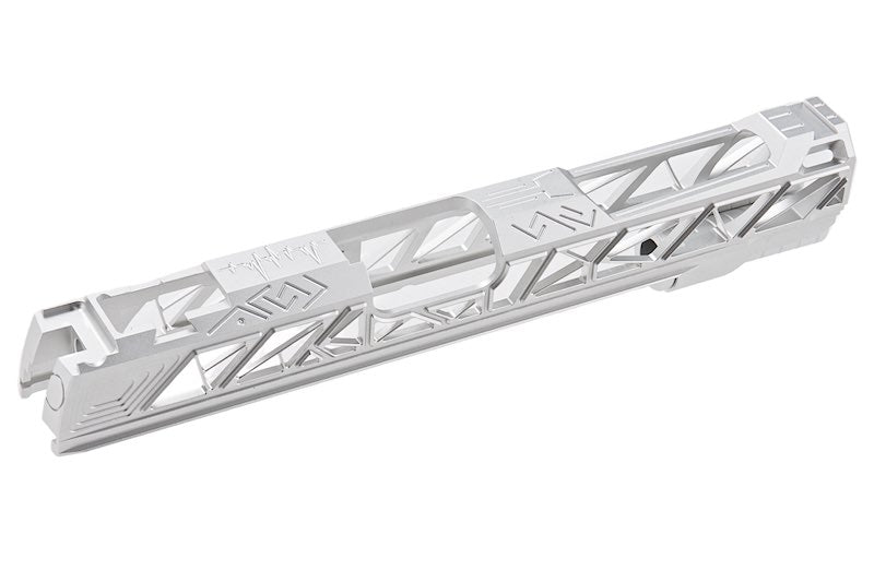 Dr. Black Aluminum Type 800 Slide For Tokyo Marui Hi Capa 5.1 GBB Airsoft (Silver)